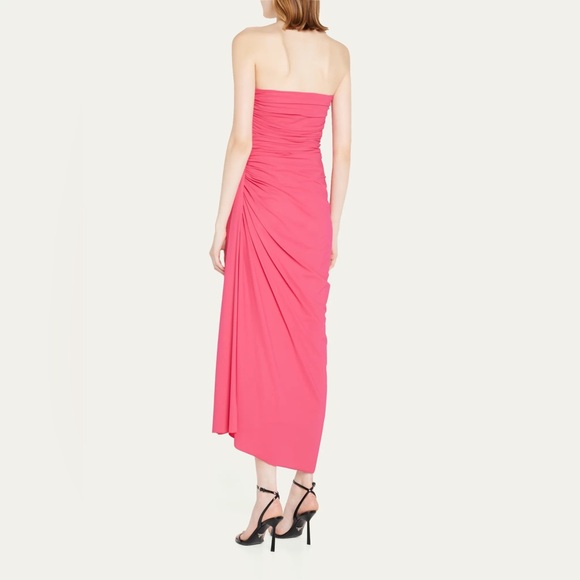 NEW Chiara Boni Ruched Strapless Dress - Picture 3 of 5